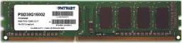 Pamięć Patriot Signature, DDR3, 8 GB, 1600MHz, CL11 (PSD38G16002)