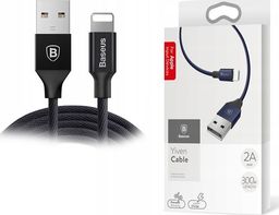 Kabel USB Baseus USB-A - Lightning 3 m Czarny (SB4730)