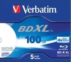  Verbatim BD-R 100 GB 4x 5 sztuk (43789)