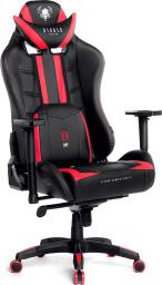 Fotel Diablo Chairs X-RAY King Size XL Czarno-Czerwony