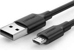 Kabel USB Ugreen USB-A - microUSB 0.5 m Czarny (60135)