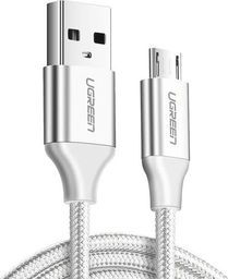Kabel USB Ugreen USB-A - microUSB 2 m Biały (60153)