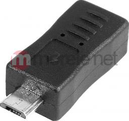 Adapter USB Tracer Micro USB-Mini USB Czarny (TRAKBK43610)