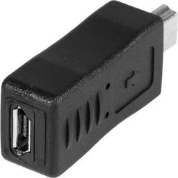 Adapter USB Tracer Mini USB-micro USB Czarny (TRAKBK43612)