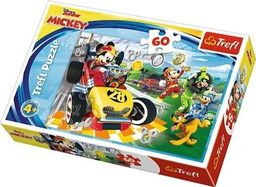  Trefl Puzzle 60 elementów - Myszka Miki, Rajd z przyjaciółmi