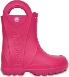  Crocs Crocs™ guminiai batai vaikams Handle It Rain Boots, Candy Pink