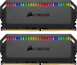 Pamięć Corsair Dominator Platinum RGB, DDR4, 32 GB, 3466MHz, CL16 (CMT32GX4M2C3466C16)