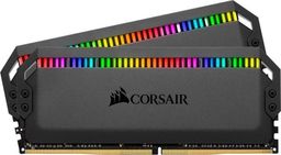 Pamięć Corsair Dominator Platinum RGB, DDR4, 32 GB, 3466MHz, CL16 (CMT32GX4M2C3466C16)