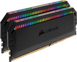 Pamięć Corsair Dominator Platinum RGB, DDR4, 16 GB, 3200MHz, CL16 (CMT16GX4M2Z3200C16)