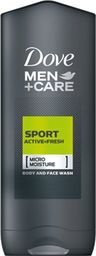Dove DOVE_Men + Care Micro Moisture Body And Face Wash żel pod prysznic do mycia ciała i twarzy Active Fresh 250ml