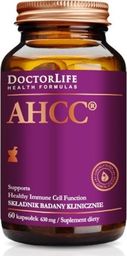  Doctor Life DOCTOR LIFE_AHCC ekstrakt z grzybni Shiitake 630mg suplement diety 60 kapsułek