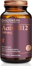  Doctor Life DOCTOR LIFE_Active B12 aktywna witamina B12 500mg suplement diety 60 kapsułek