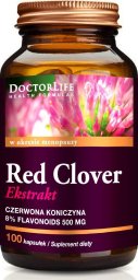 Doctor Life DOCTOR LIFE_Red Clover Extract czerwona koniczyna 500mg suplement diety 100 kapsułek