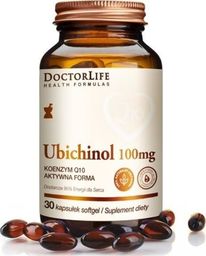 Doctor Life DOCTOR LIFE_Ubichinol koenzym Q10 aktywna forma 100mg suplement diety 30 kapsułek