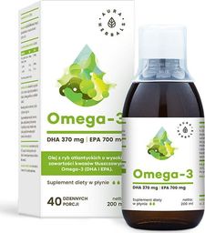  Aura Herbals Omega 3 DHA i EPA suplement diety 200ml