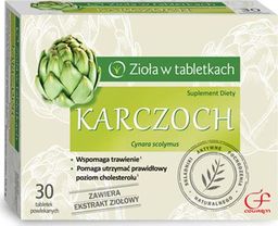 Colfarm COLFARM_Zioła w Tabletkach Karczoch suplement diety 30 tabletek