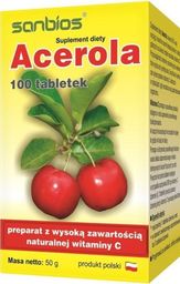  Sanbios SANBIOS_Acerola suplement diety 100 tabletek