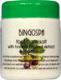  BingoSpa Sól do stóp z ekstraktem z kasztanowca i olejkiem z drzewa herbacianego 550g