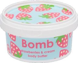 Bomb Cosmetics BOMB COSMETICS_Strawberry Cream Prefect Body Butter masło do ciała Truskawka Śmietana 200ml