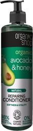  Organic Shop Natural Repairing Conditioner naturalna odbudowująca odżywka do włosów Avocado Honey 280ml