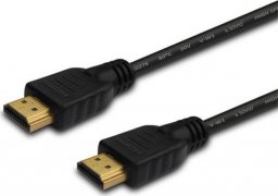 Kabel Savio HDMI - HDMI 2m czarny (CL05)