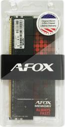 Pamięć AFOX DDR4, 8 GB, 2666MHz, CL19 (AFLD48FK1P)