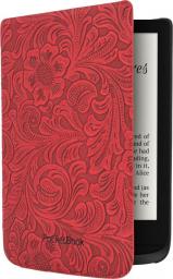 Pokrowiec PocketBook Etui Shell Premium flowers pattern red