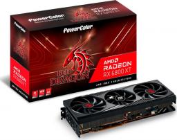 Karta graficzna Power Color Radeon RX 6800 XT Red Dragon OC 16GB GDDR6 (AXRX 6800XT 16GBD6-3DHR/OC)
