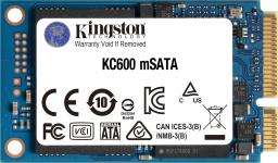 Dysk SSD Kingston KC600 1TB mSATA SATA III (SKC600MS/1024G)