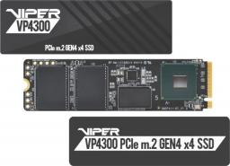 Dysk SSD Patriot Viper VP4300 1TB M.2 2280 PCI-E x4 Gen4 NVMe (VP4300-1TBM28H)