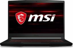 Laptop MSI GF63 Thin 11UD-213XPL / 16 GB RAM / 512 GB SSD PCIe / 512 GB SSD