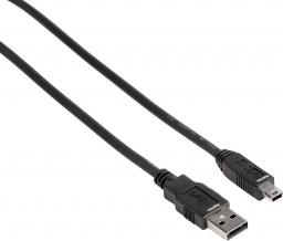 Kabel USB Hama USB-A - miniUSB 1.8 m Czarny (74201)