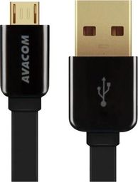 Kabel USB Avacom USB-A - 1.2 m Czarny (DCUS-MIC-120K)