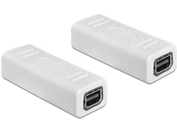 Adapter AV Delock DisplayPort Mini - DisplayPort Mini biały (65450)