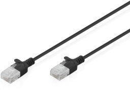 Digitus Patchcord Slim Cat.6 U/UTP LSZH 1.5m czarny (DK-1618-015S-BL)