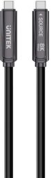 Unitek Kable optyczne USB-C (10Gbps, PD60W, 8K@30Hz) 10m