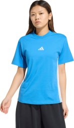 Adidas Koszulka damska adidas Essentials 3-Stripes Cotton jasnoniebieska KC5197 XS