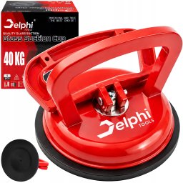 Delphi Tools Przyssawka do szyb szkła płytek glazury gresu pojedynczy uchwyt do 40 kg