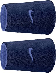 Nike Frotka Swoosh Classic Reversible Doublewide Wristbands 2pk One Size rozmiar uniwersalny