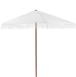 Beliani Parasol ogrodowy 258 cm MURASA Biały