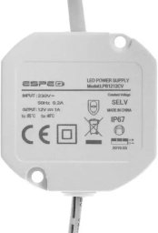 eSPe ZASILACZ DOPUSZKOWY ESPE LP-1212-211 12V 1A 12 W IP67 5.5 / 2.1 mm