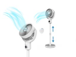 Wentylator Ronic Zyle INCA Wentylator stojący +Akku BLDC-Motor 5 poziomów LED biały