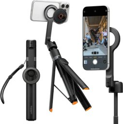 Selfie stick 4kom.pl Spigen MagSafe Tripod Selfie Stick, black (AMP11372)