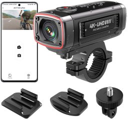Kamera Akeeyo Sportowa AKY-710S wideorejestrator 4K na kierownicę motocyklu - czarna (4570097934657)
