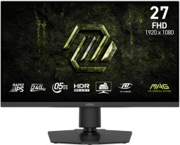Monitor MSI MSI Monitor 27 cali MAG 272PF X24 LED/FHD/FLAT/240Hz/czarny