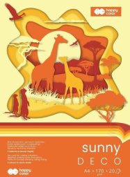 GDD Blok Hobby Deco Sunny A4/20K 170g Happy Color