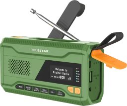 Radio Renkforce Telestar Top Nr 5 DAB+/UKW radio awaryjne zielony