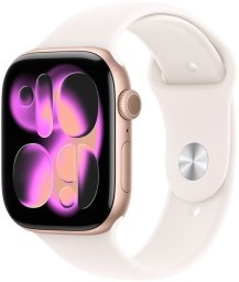 Smartwatch Apple Watch 11 GPS 42mm Rose Gold Alu Sport Band M/L Różowy  (MEU44WF/A)