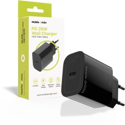 Ładowarka PNY Mobile Origin PD20W MO11 Ścienna 1 USB-C (FRL-PD20W-MO11-BLK)
