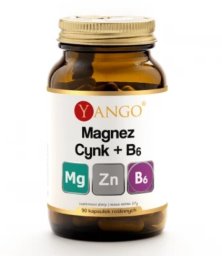 Doctor Life YANGO_Magnez + Cynk + B6 suplement diety 90 kapsułek